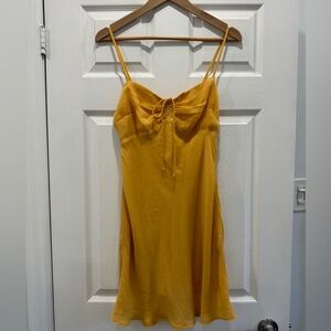 A&F Cinch Front Slip Mini Dress